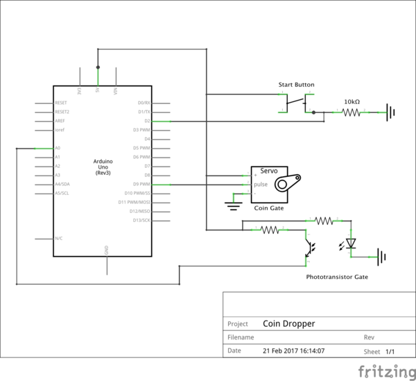 Coin dropper schematic